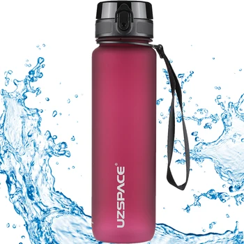 1000ml Sporta Ūdens Pudele BPA Free Portatīvo hermētiskam Kratītāja pudeles Plastmasas Drinkware Āra Tour Sporta zāle, Bezmaksas Piegāde priekšmeti