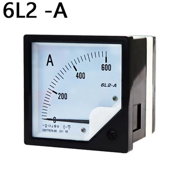 1PC 6L2-A 5A, 10A 15A 20A 30A AC Tieši Analogais Mērītājs Panelis AMP Pašreizējo Ammeter Gabarītu Rādītāju Ammeter 80*80MM Amperimetro AC