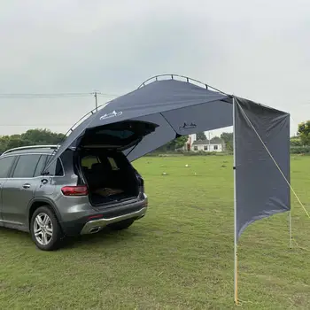 2100T Oxford Audums Auto Telts Tentu Uzstādīt SUV Nojume Auto Saule Patversme Telts Camper Jumta Telts Kempinga Piederumi