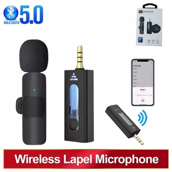 3.5 mm Bezvadu Lavalier Mikrofons Portatīvo Audio Video Ierakstīšanas Mini Mikrofons iPhone Xiaomi Android Live Broadcast Spēļu Komplekts