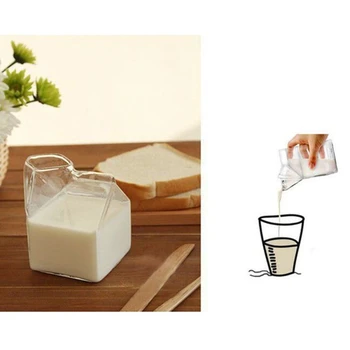 350ml Piena Glāzes Piena Lodziņā Stikla Krūze Piena Lodziņā Tasi Kafijas Tases Roku darbs Veselīgu Dzērienu Krūze Tējas Krūzes Pārredzamu Drinkware