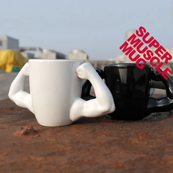 3D Muskuļu Cilvēks Kafijas Krūze Radošo Muskuļu Rokas Kafijas Tasi Pontons Keramikas Krūze Kafijas Tasi Bērniem Office Home Tējas Tases Piena Dāvanas