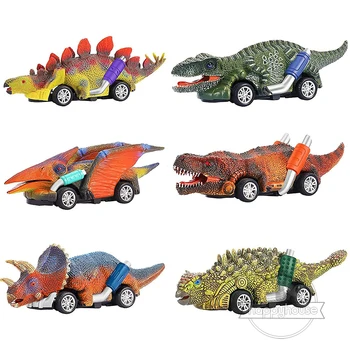 6pc Auto Rotaļlietas Dinozauru Auto Rotaļlietas Zēniem Pull Atpakaļ Auto, Rotaļlietas, bērnu Rotaļlietas 0 12 mēneši Auto Rotaļlietas izglītojošās rotaļlietas bērniem