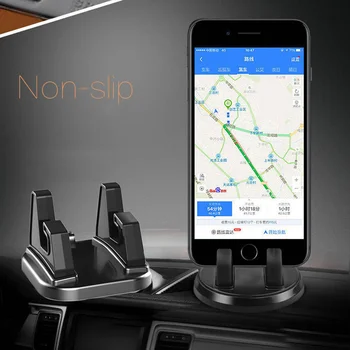 Auto Telefona Turētājs 360 Grādu Rotācijas Paneļa montāžas Vienkāršs Auto, Mobilo Telefonu GPS Navigācijas Kandidēt Xiaomi Iphone 12 13