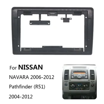 Automašīnas Radio Stereo Fascijas Par Nissan NP300 NAVARA Platforma/Šasija (D40) Pathfinder 3 (R51) Montāžas Bezel Faceplate Karkasa Komplekts