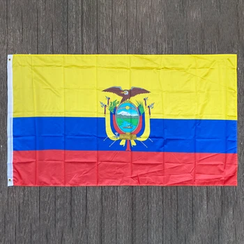 bezmaksas piegāde xvggdg 90x150cm Ekvadoras karoga 3x5 Kājām Super Poly futbola KAROGA Iekštelpu Āra Poliestera Karogu