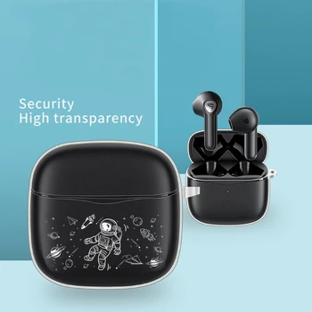 Bezvadu Austiņas Portable Anti-kritums Aizsardzības Gadījumā Saderīgs ar SoundPEATS air3 Earbuds, TPU Box Ietilpst Austiņas