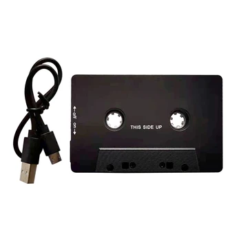 Bezvadu Kasešu, ar Bluetooth saderīgi 5.0 Audio Auto Lentes Stereo Aux Adapteri ar Mic, Par iPod, iPhone, MP3 AUX Kabelis, CD Atskaņotājs
