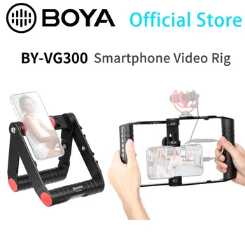 BOYA AR-VG300 Viedtālrunis Video Platformu Rokas Tālrunis Selfie Gimbal Stabilizators Statīvu avid viedtālrunis fotogrāfiem, filmu veidotājiem