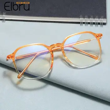 Elbru Pārredzamu Anti Zilā Gaisma Brilles Rāmis Sievietēm, Vīriešiem Vintage Datoru, Optisko Briļļu Briļļu Ieplests Unisex Brilles
