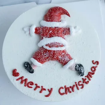 Funny Ziemassvētku Kūka Topper Santa Klauss, Ziemassvētku Kūka Apdare Cepšanas Ziemassvētki Dzimšanas Dienas Svinības Mazuļa Pirmo Ziemassvētku Kūkas Jauno Gadu