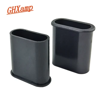 GHXAMP 37mm*16 mm Ovāls rokasgrāmata caurules Skaļrunis posmā caurule Piemērots 2.5-4 collu skaļruņiem, Jauna ABS plastmasas 2gab