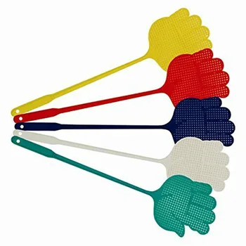 Iepakojumā 5 Flyswatter vieglas Ērts Ērtības Vairākas Krāsas Gudrs Forma Puses-formas Swatter Mājas Piederumi