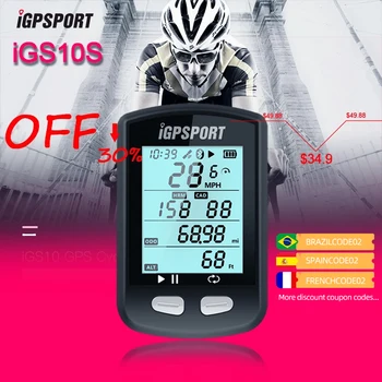 iGPSPORT iGS10 S GPS Iespējots, Velosipēds, Velosipēdu Datoru iGPS 10s Ceļu / MTB Bezvadu Spidometru Odometru