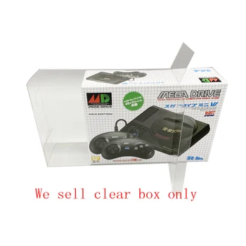 Japānas versija Protecive rūtiņu sega MD mini Genesis mini spēļu konsole uzglabāšanas kaste displeja lodziņš