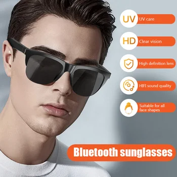 Jaunu F06 Smart Bluetooth 5.3 Brilles Anti-Blu-ray Stereo Dubultā Skaļruņa Pieskarieties vienumam Bezvadu savienojumi Bluetooth Saulesbrilles HiFi Skaņas Kvalitāte