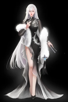 Jujutsu Kaisen Anime Cosplays Ventilators māksla Gojo Pie Cheongsam Cosplay Kostīms, kleita sieviete var pasūtījuma