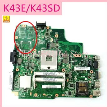 K43E Portatīvo datoru Mātesplati Par ASUS A43S P43S K43S K43E K43SD X43S P43E A43E K43SV K43SJ K43SM Mainboard Pilnībā Pārbaudīta LABI Izmantot