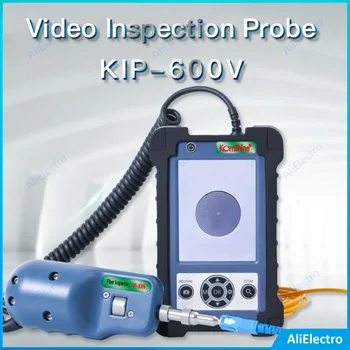 KIP-600V Video Inspekcijas Zondes FedEx 400X Optisko Šķiedru Kontroles Zondes Optisko Šķiedru Inspektors Mikroskopu APC UPC padomus bezmaksas kuģis