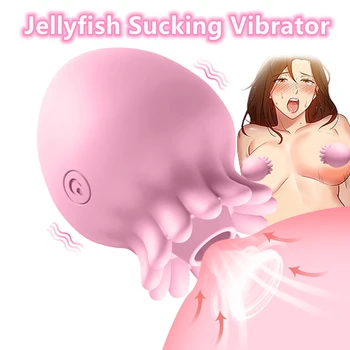 Medūzas Nepieredzējis Vibrators Sexy Rotaļlieta Sievietēm Vibrējošais Sūcējs Klitora Sprauslas Stimulators Maksts Masāžu Sieviešu Masturbator