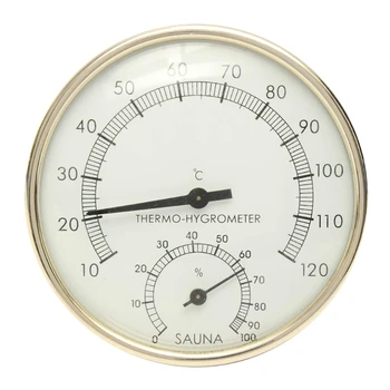 Metāla Dial Sauna Termometru, Higrometru, Iekštelpu Hygro-termometrs Laika Monitora