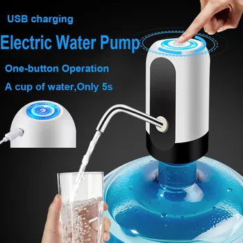 Mājas Sīkrīkus Ūdens Pudeli Sūknis Mini Čaulu Ūdens Elektriskais Sūknis, USB Maksas, Automātiskā Portatīvo Ūdens Padeves Dzērienu Dozators