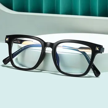 Optiskās Brilles Rāmis Vīriešiem un Sievietēm Recepte Briļļu Pilna Loka Plastmasas Laukumā Brilles Pavasara Viru Pret Skrāpējumiem