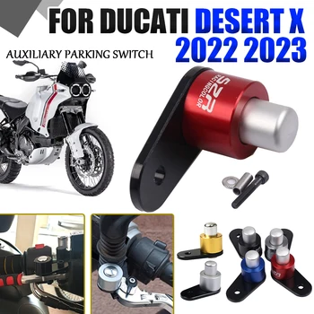 Par Ducati Tuksnesī X DesertX 2022 2023 Motociklu Aksesuāri, Autostāvvieta Bremžu Slēdzi, Rampas, Bremzes Svira Motora Kontroles Slīpuma Fiksēšana