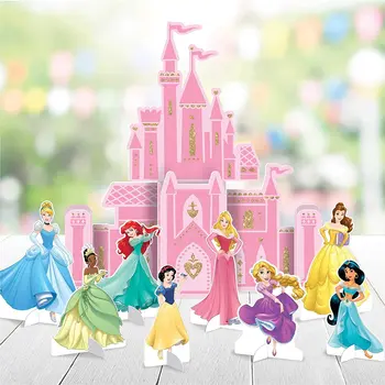 Princese Kūka Topper Dzimšanas Dienas Svinības Piederumi Dekori Pelnrušķīte Princess Aurora Cupcake Toppers Bērniem, Ziemassvētku Rotājumi Dāvanu