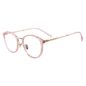Sievietes, Metāla, Plastmasas Modes Brilles Kārta Vintage Brilles Rāmis Recepšu Lēcas Tuvredzība Lasījumā Pakāpeniski