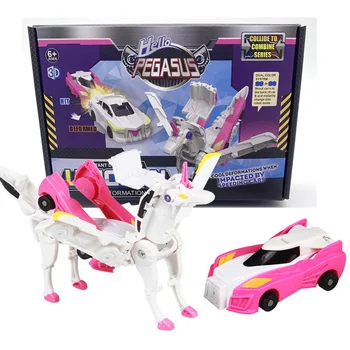 Sveiki Carbot Unicorn Mirinae Ministru Vienotību Sērijas Transformācijas Pārveidojot Rīcības Attēls Robots Transportlīdzekļa Unicorn Auto Transformators