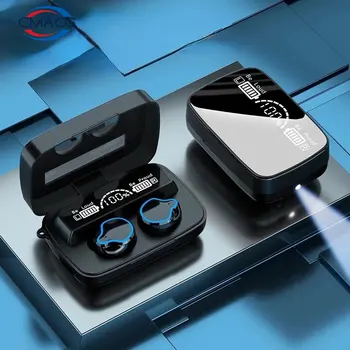 TWS Bluetooth Austiņas Touch Kontroli Bezvadu Austiņas ar Mic Sporta Ūdensizturīgs Bezvadu Earbuds 9D Stereo Austiņas Fone