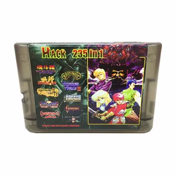 Ultimate versijai 235 1 Hack Sega Genesis Mega Drive Spēļu Kārtridžu 2G bitu spēle kārtridžs