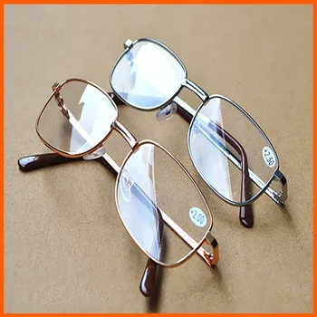 Vīriešu, Sieviešu, Lasīšanas Brilles Pilna Sakausējuma Rāmis Sveķu Objektīvs Comfy Gaismas Skaidrs, Vecuma Tālredzība Brilles +1.0 1.5 2.0 2.5 3.0 3.5 4.0