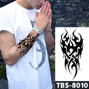 Ūdens Nodošanu Viltus Tatto, Lai Cilvēks Uguns Tetovējums Ērglis Lotosa Mandala Acu Liesmas Totem Ūdensnecaurlaidīgus Pagaidu Tetovējums Sievietēm